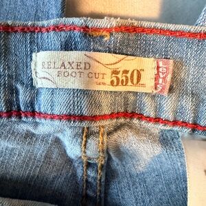Levi’s 550 Relaxed Bootcut Jeans Womens 20M Light Wash Stretch Denim Classic